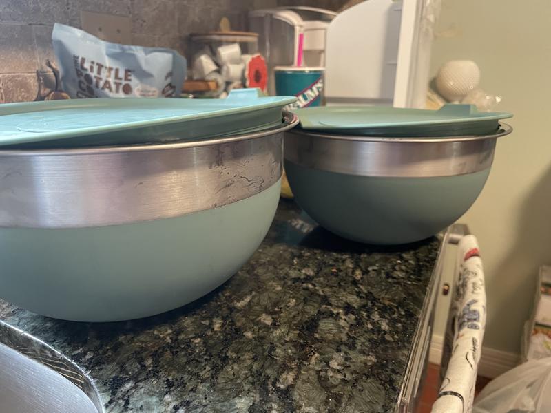 Tramontina 10 Pc Covered Stainless Steel and Silicone Mixing Bowl Set Mint  Green - Pasadena Music Academy – Music Lessons in Pasadena
