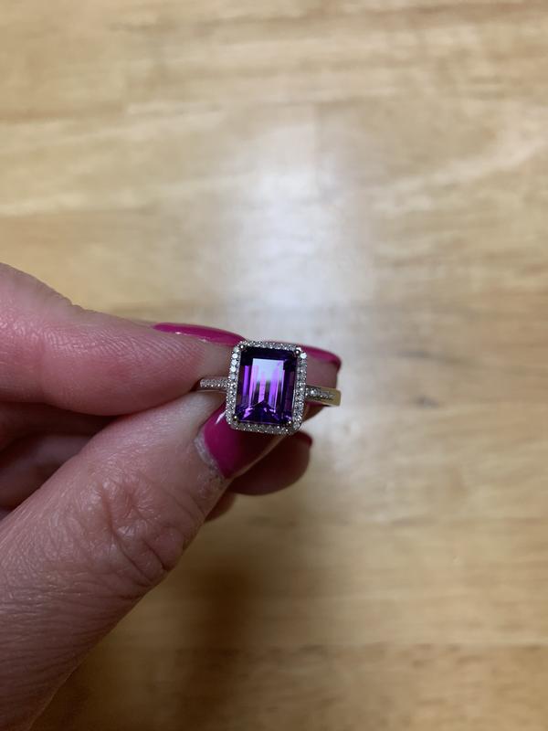 Sam's club amethyst ring outlet