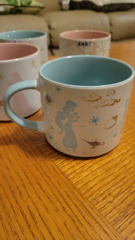 Zak Designs Ceramic Modern Mug Disney The Nightmare Before Christmas 15 oz  Capacity Coffee Cup, Set of 2