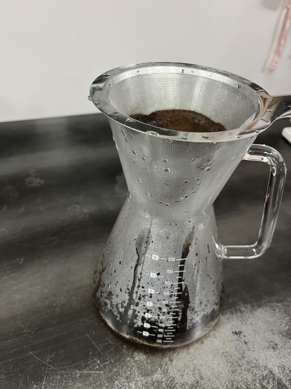 London Sip Glass Pour Over Carafe & Reusable Filter