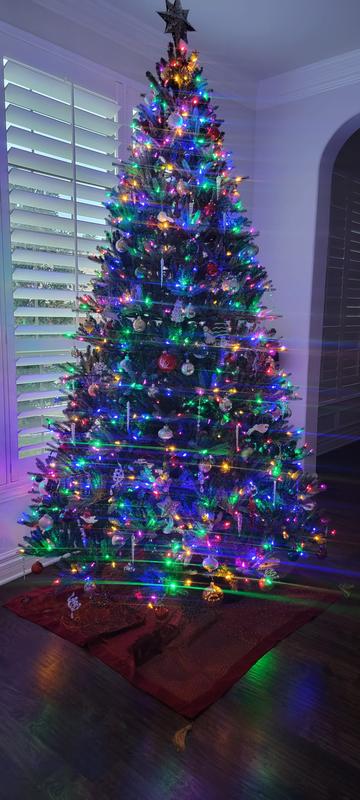 Member's Mark 9' 1,000 LED Pre-Lit Bristle Fir Christmas Tree - Sam's Club