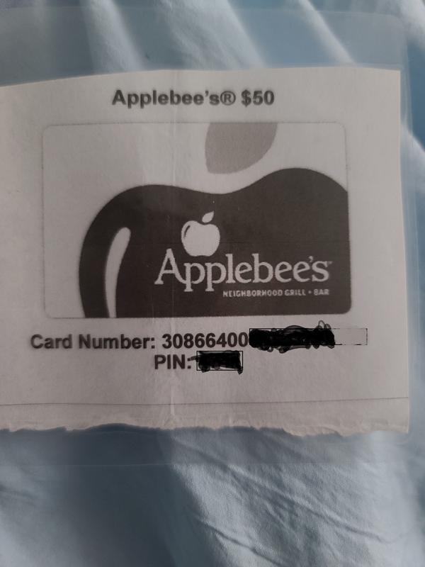 Buy Applebee's Gift Card, $15 to $500