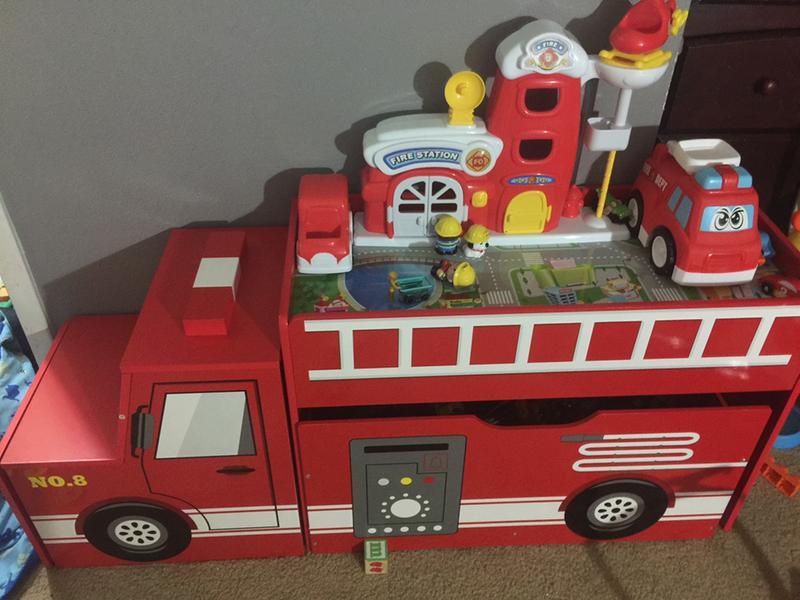 fire truck toy box