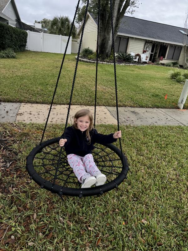 Smartsome Web Tree Swing Set - 40 Inch - Tire Swing - Hours Of