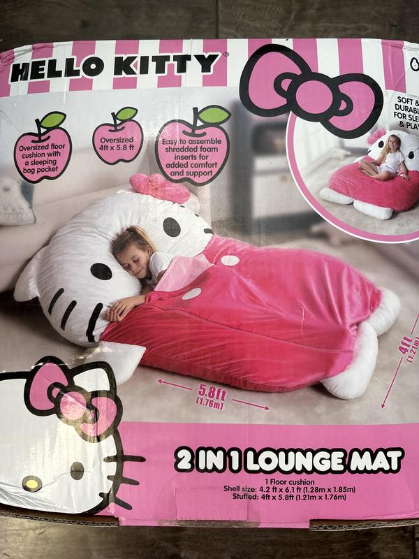 🎀 Hello Kitty - Kids Big Floor Cushion 2 In Lounge Mat 🎀