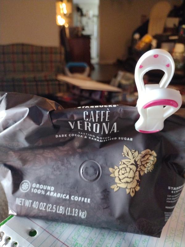  Starbucks Dark Roast Whole Bean Coffee — Caffè Verona — 100%  Arabica — 1 bag (20 oz.) : Everything Else