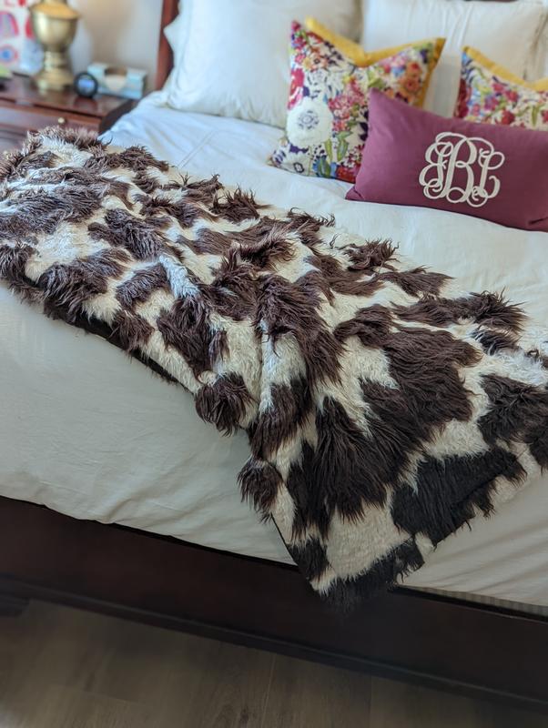 Cow print blanket online sam's club