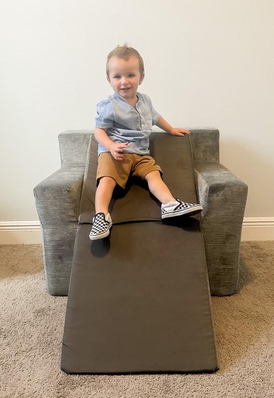 Member's Mark Kids' Convertible Explorer 2-in-1 Slide Chair - Gray