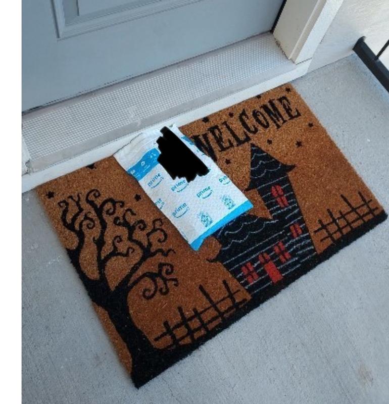 SDJMa Halloween Doormat Welcome Mat, Outdoor Mat, Large Front Door