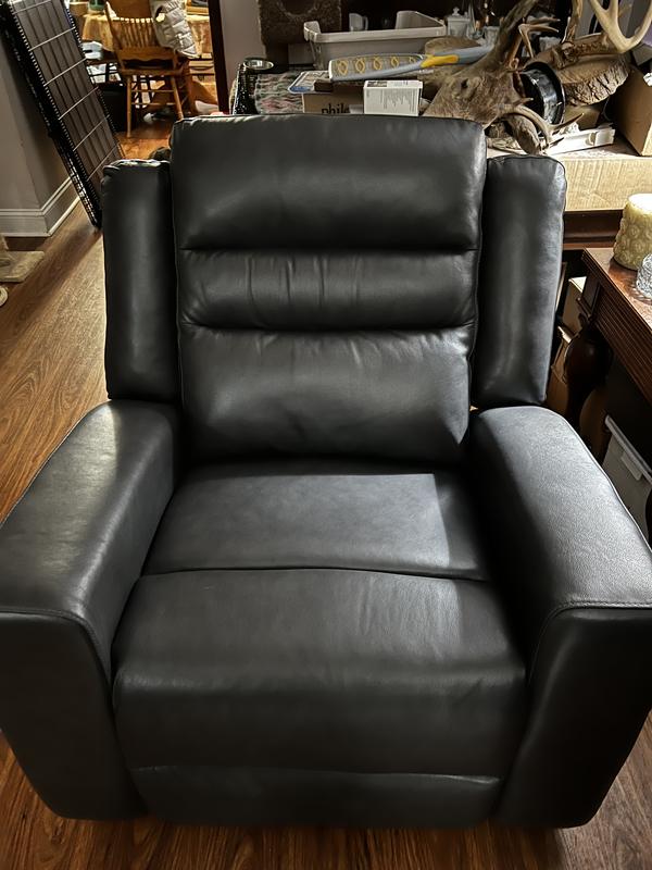 Easton leather 2024 rocker recliner