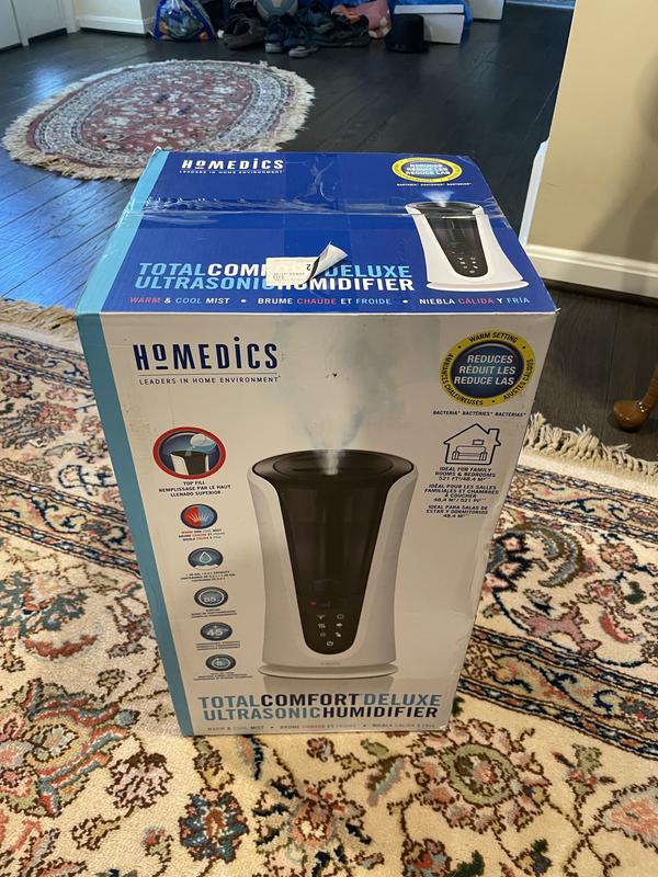 HoMedics Total Comfort Deluxe Humidifier with Bonus Cordless, Rechargeable,  Portable Ultrasonic Humidifier - Sam's Club