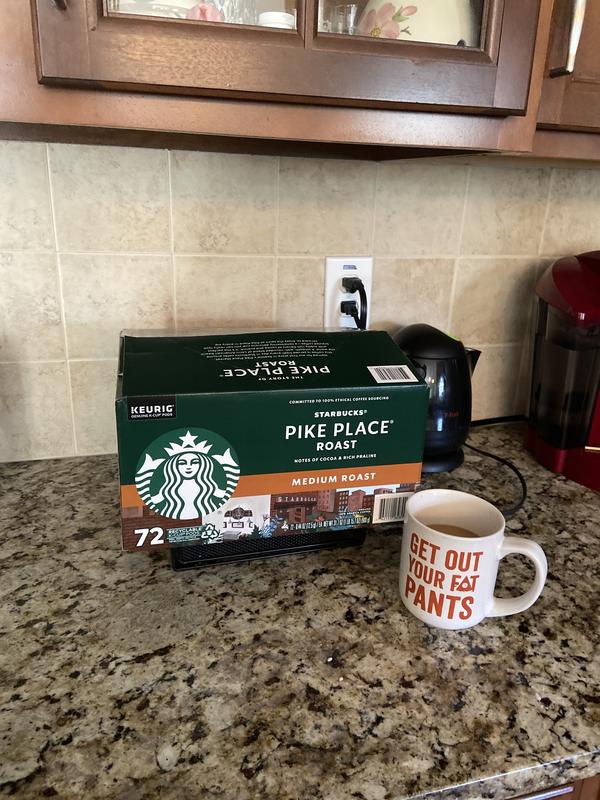 Starbucks pike place outlet roast k cup