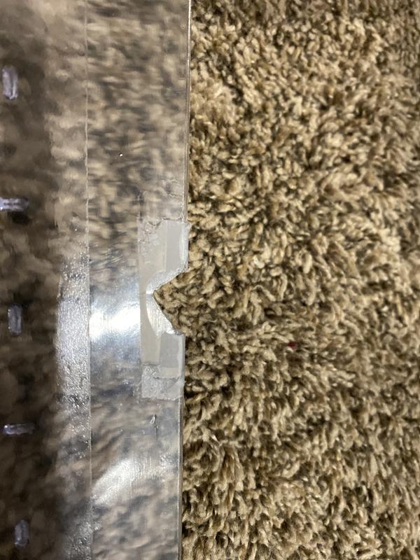 Everlife Chair Mat Medium Pile Carpet Clear