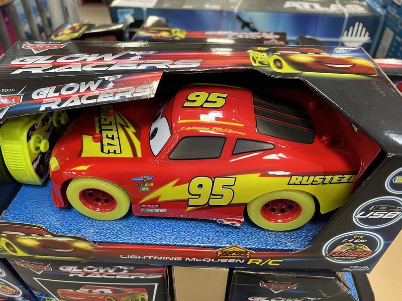 Jada Toys Disney Lightning McQueen Glow Racers 1:14 Scale R