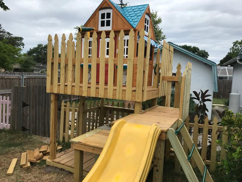 seaside cottage outdoor playhouse