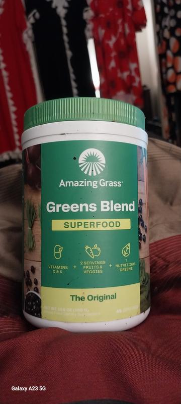 Amazing Grass Green Superfood Original Dietary Supplement 12.6 Oz - Office  Depot