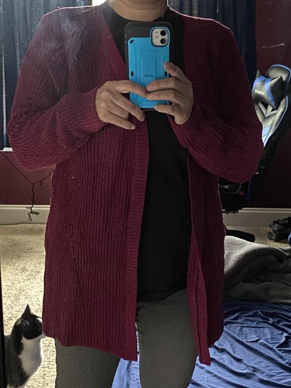 Sam's club shop chenille cardigan