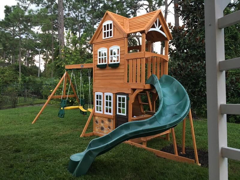 summerstone cedar summit playset