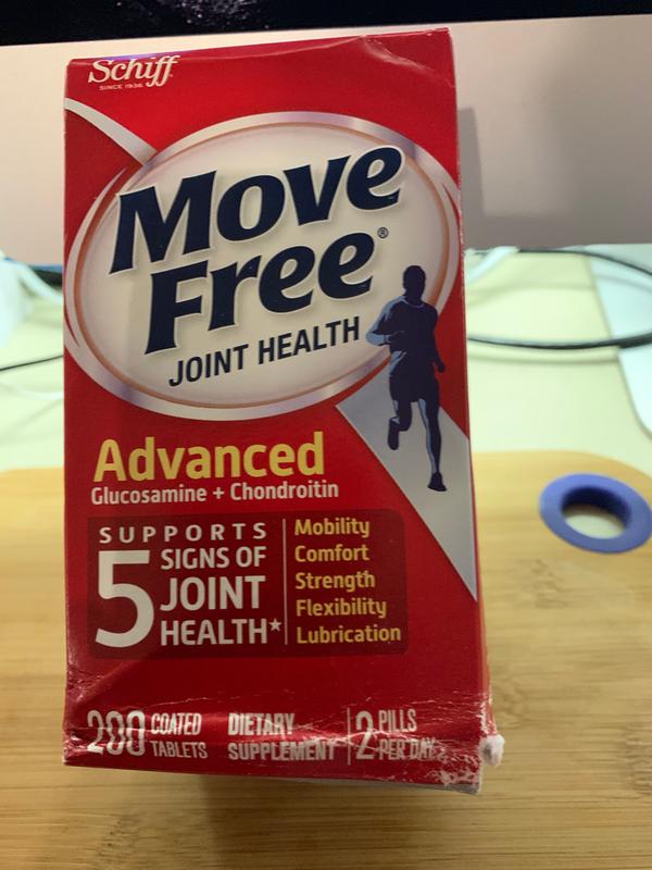 SCHIFF Move Free Advanced Joint Supplement 200 Tablets, Glucosamine  Chondroitin