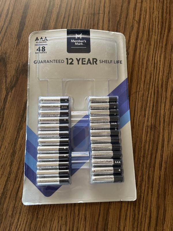 Member's Mark Alkaline AAA Batteries (48 Pack) - Sam's Club