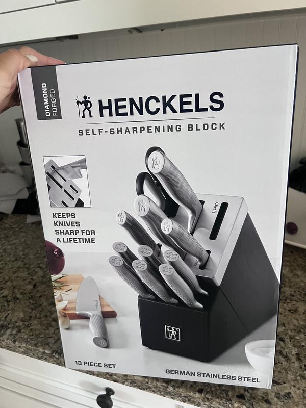 Henckels Diamond 13-pc Self-Sharpening Knife Block Set