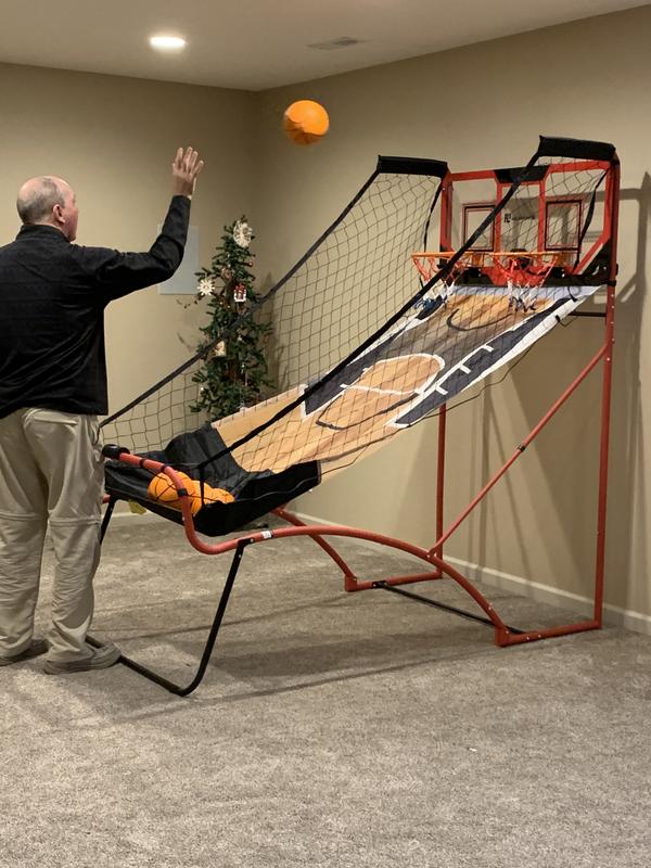 ESPN EZ Fold Indoor Basketball Game for 2 Players with LED Scoring