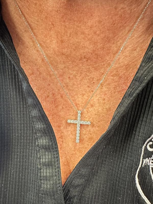 Diamond cross necklace sam's club deals