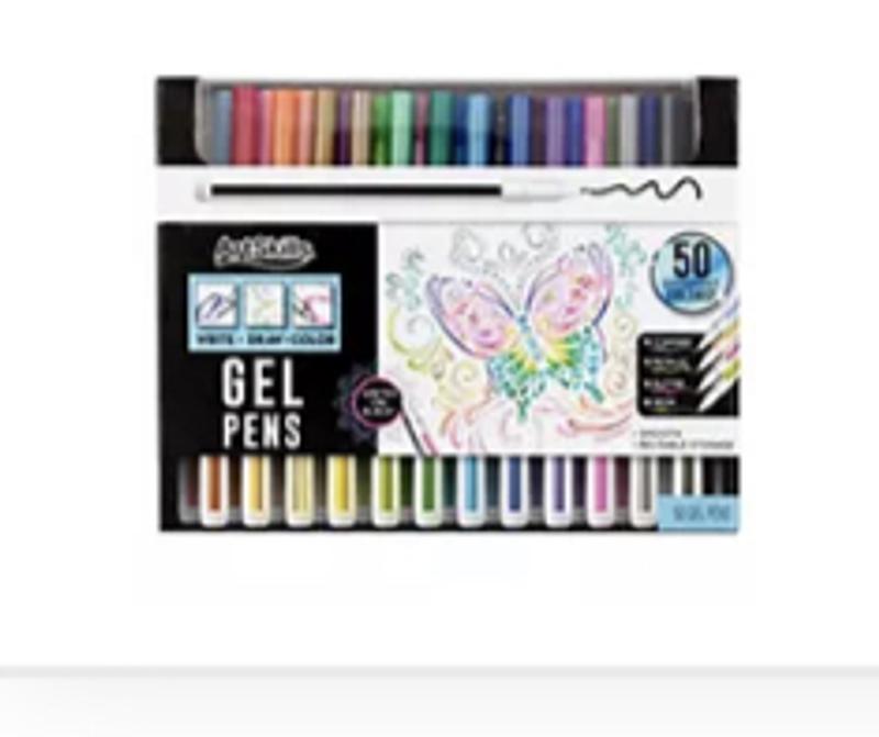 ArtSkills Fine Point Gel Pens Assorted Art Set, 50 Count - Sam's Club