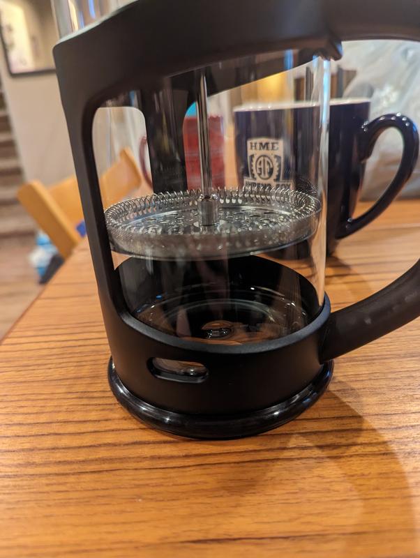 The London Sip 34-oz Deluxe French Press Immersion Brewer ,Black