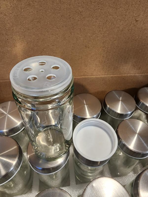 Orii Spice Storage Solution: 24 Glass Jars, Labels & Funnel - Sam's Club