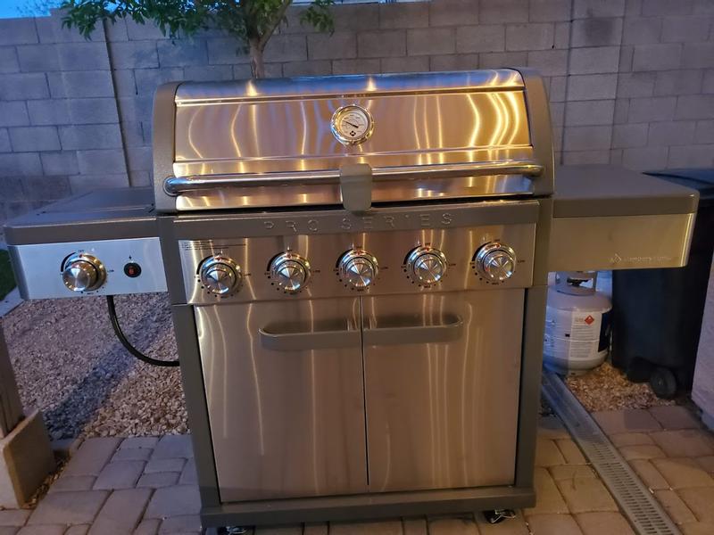 Members mark stainless steel and porcelain 5 burner gas grill best sale