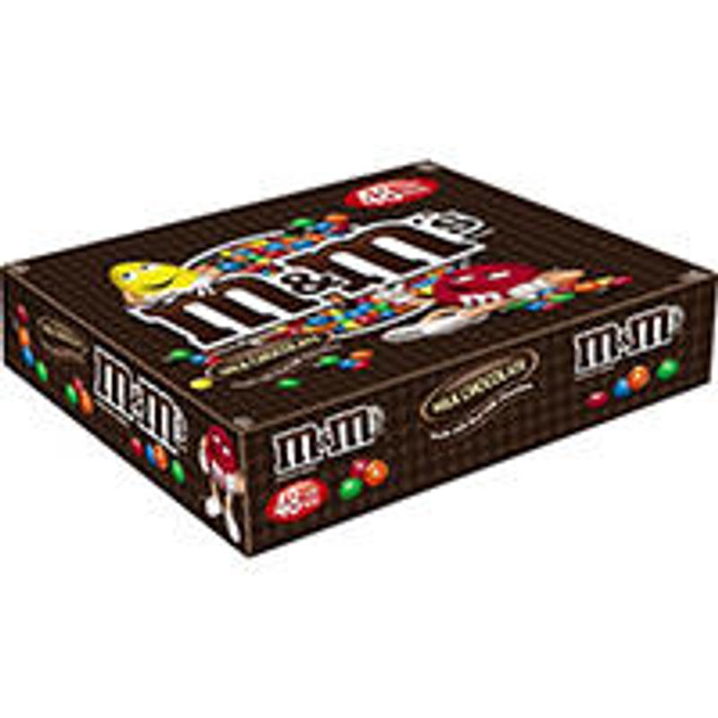 M&M's Chocolate Candy Variety Pack Bulk - 4 Boxes, 24 Ct Each (96
