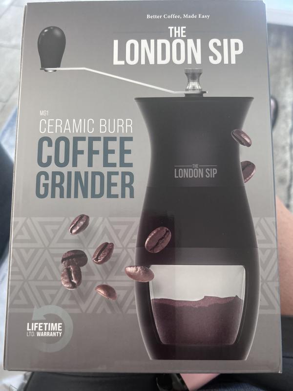 London Sip Black Manual Coffee Grinder