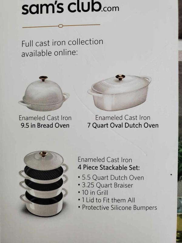 Sam's Club Dutch Oven Tramontina 7-Quart Enameled Cast Iron