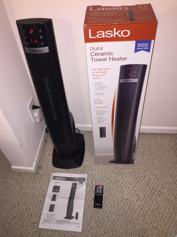Lasko CT32791 32 Ceramic Tower Heater with Remote Control - Sam's Club