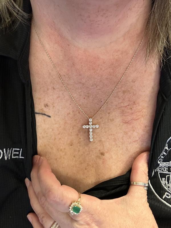 Sam's club store cross necklace