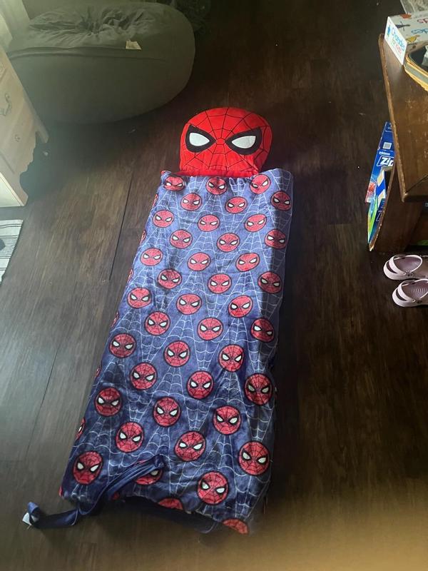 Kids Sleeping Bag Marvel Spiderman Slumber Bag With Carry Backpack
