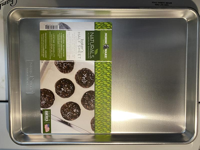 Nordic Ware Naturals Baker's Half Sheet Baking Pan with Storage Lid