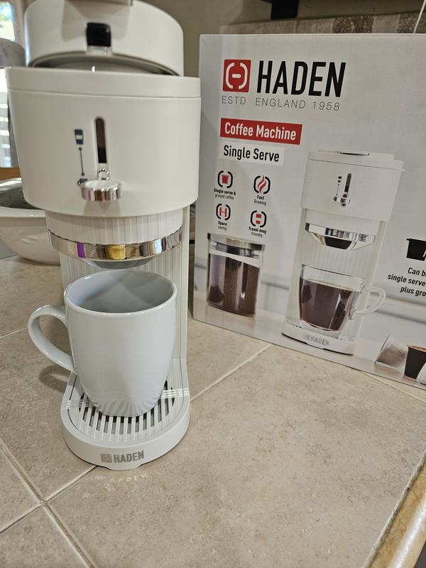 Haden Single-Serve Capsule Coffee Maker - Ivory