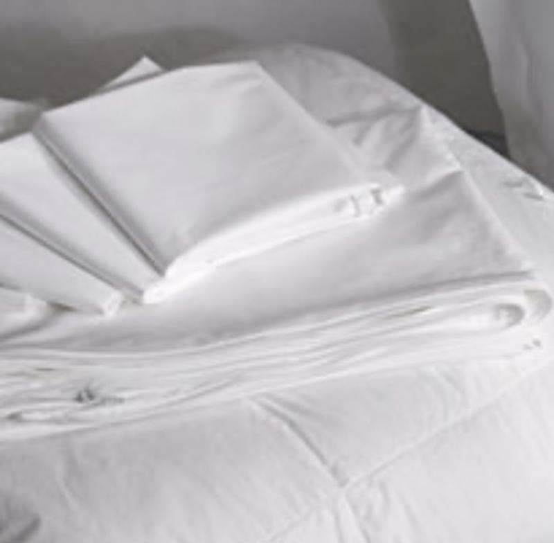 Hospitality Bulk Set of 6 White Flat Bed Sheets - Easy Care (Assorted Sizes)  - Sam's Club