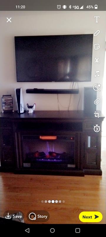Member's Mark Manhattan Media Fireplace, Assorted Colors - Sam's Club