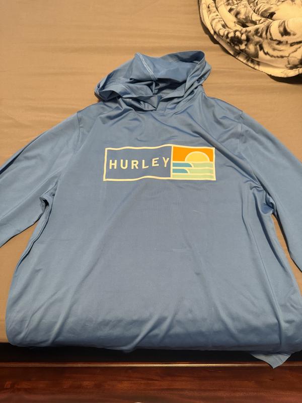 Hurley Men's Sunny Side Hybrid Stretch Hooded UV T-Shirt