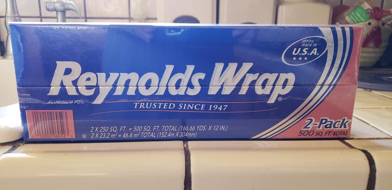 Reynolds Wrap 12 Aluminum Foil (250 sq. ft., 2 ct.) - Sam's Club