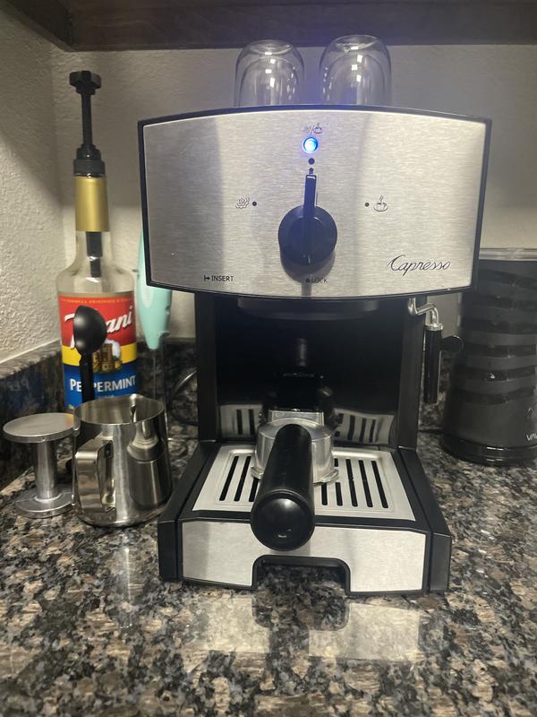 Capresso Stainless Steel Pump Espresso and Cappuccino Machine Sam s Club