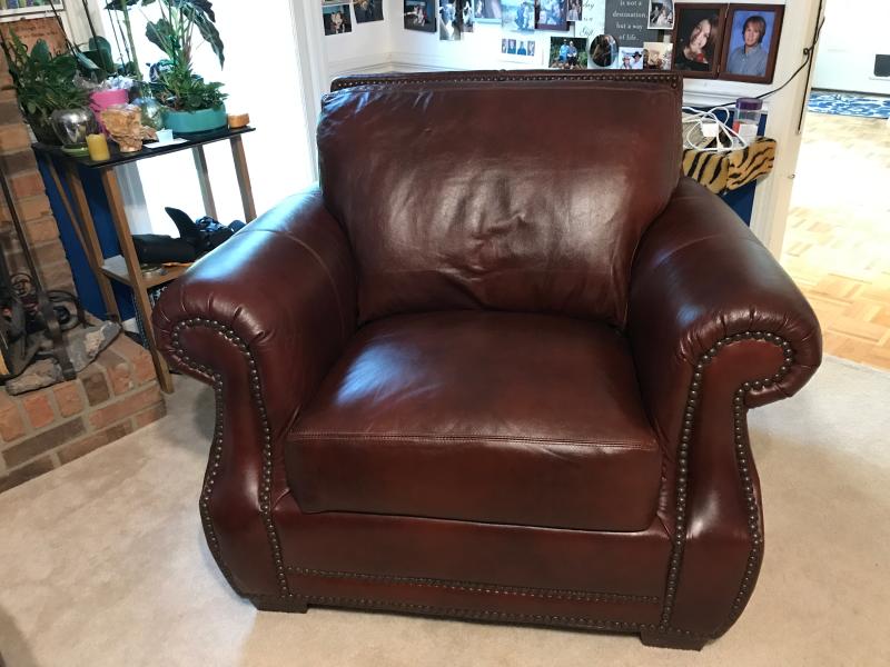 Bristol Vintage Leather Craftsman Living Room 4 Piece Set Baci Living