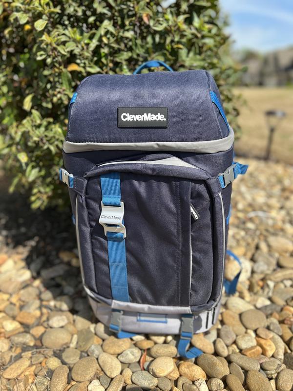 CleverMade Cardiff Backpack Cooler Bag - Insulated 24 Can Soft