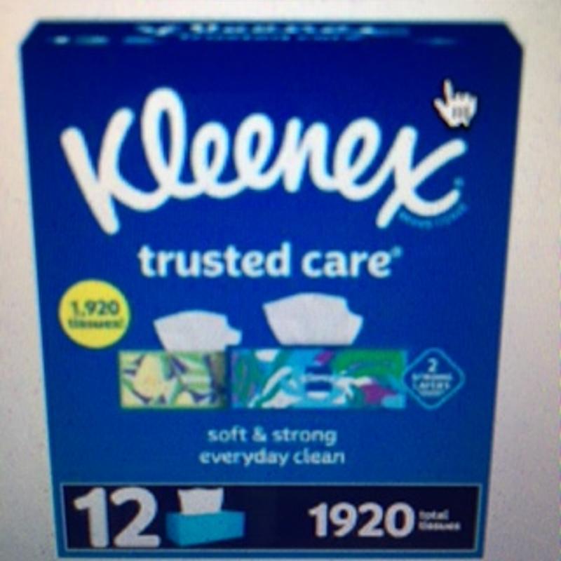 Kleenex Trusted Care 160 Count 2-Ply White Facial Tissue (3-Pack) - Trio  Hardware