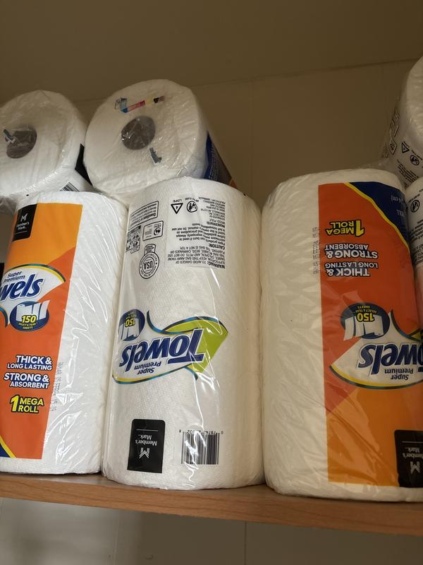 Member's Mark Super Premium 2-Ply Select & Tear Paper Towels (150 sheets/ roll, 15 rolls) - Sam's Club