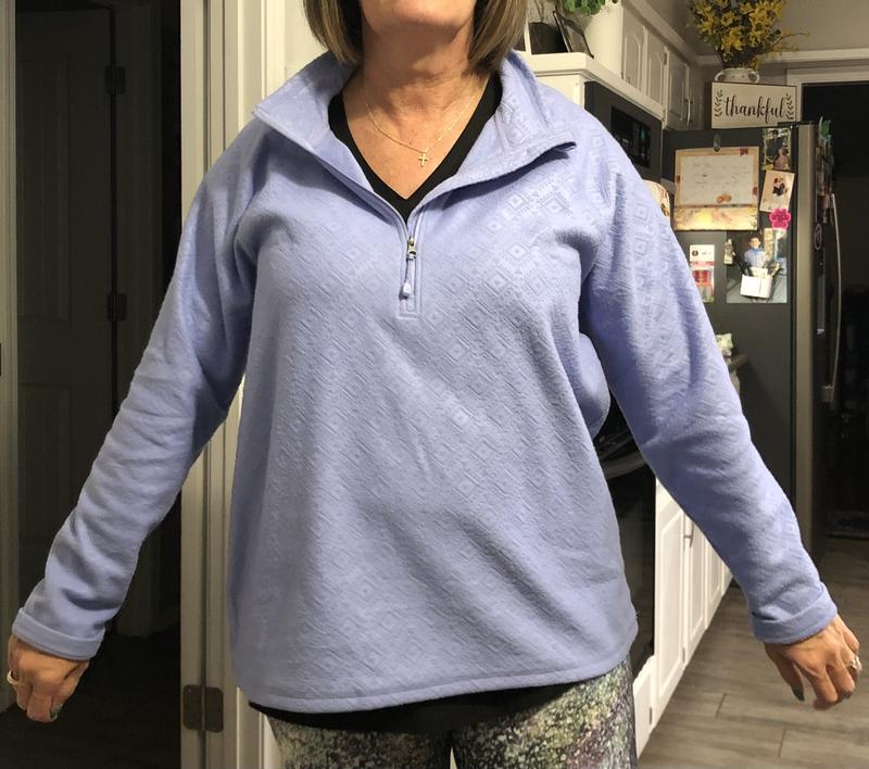 Eddie Bauer Ladies Quarter Zip Polar Fleece - Sam's Club