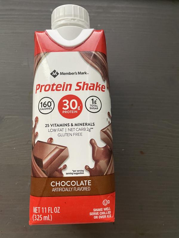 Member's Mark 30g High Protein Shake, Chocolate (11 fl. oz., 18 pk.) -  Sam's Club